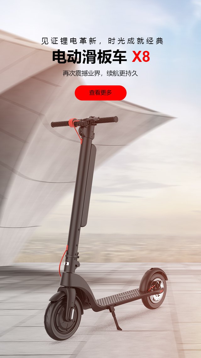 X8電(diàn)動滑闆車(chē)